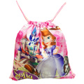 sac à dos fantaisie de polyester du sac 210D de cordon pour des enfants, sac de gymnastique